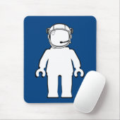Banksy Art-Astronaut Minifig Mousepad (Mit Mouse)