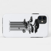 Banksy Art-Barcode-Baumillustration Case-Mate iPhone Hülle (Rückseite (Horizontal))