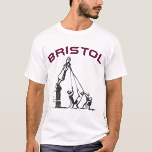 Banksy Bristol , Colstons Statue Shirt, Vintag Sh T-Shirt