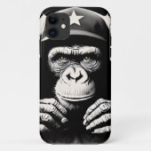 Banksy DJ Monkey Gorilla Case-Mate iPhone Hülle (Rückseite)