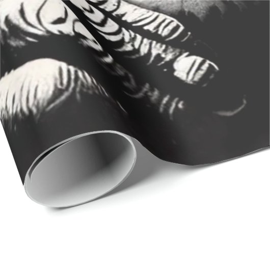 Banksy DJ Monkey Gorilla Geschenkpapier (Rolleneckpunkt)