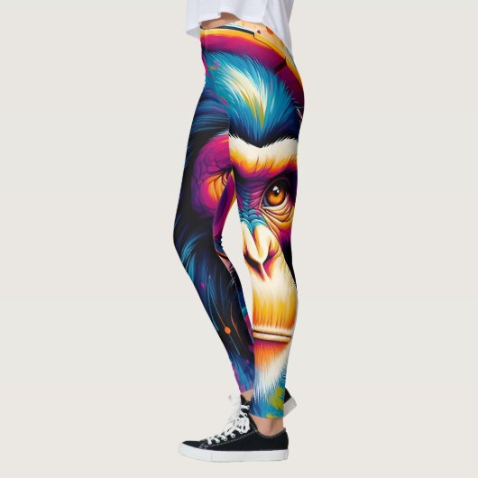 Banksy DJ Monkey Gorilla Leggings (Links)