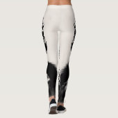 Banksy DJ Monkey Gorilla Leggings (Rückseite)