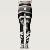 Banksy DJ Monkey Gorilla Leggings (Vorderseite)