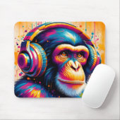 Banksy DJ Monkey Gorilla Mousepad (Mit Mouse)