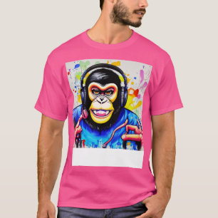 Banksy Dj Monkey T-Shirt