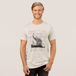 Banksy - geschlagener Richter verprügelt Demonstra Tri-Blend Shirt