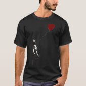 Banksy - Girl with Balloon Heart Classic T-Shirt (Vorderseite)