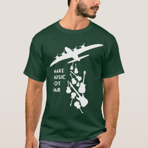 Banksy Make Music Not White T-Shirt