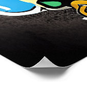 Banksy Style Street Art: Ein lustiges, Cooles und Poster (Ecke)