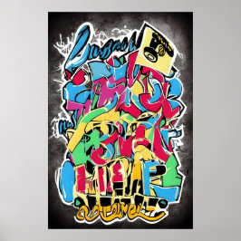 Banksy Style Street Art: Ein lustiges, Cooles und Poster