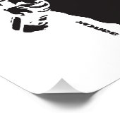 Banksy Wenn Sie gewollt, um Größe schwarz zu errei Poster (Ecke)