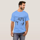 Banksy Zebra friends T-Shirt (Vorne ganz)