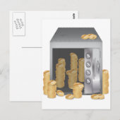 Banktresor Postkarte (Vorne/Hinten)