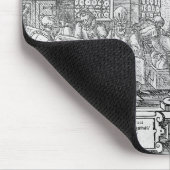 Bankwesen-Szene Mousepad (Ecke)