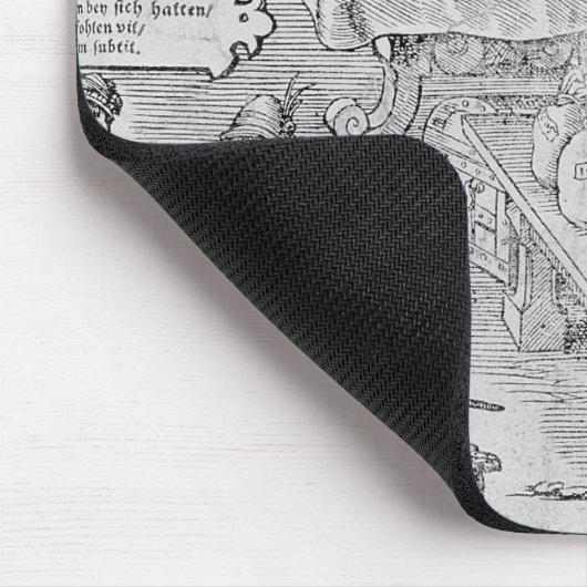 Bankwesen-Szene Mousepad (Ecke)