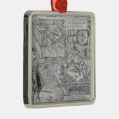 Bankwesen-Szene Ornament Aus Metall (Rechts)