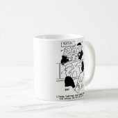 Bankwesen. Überprüfen des Staat eines Bankkontos Kaffeetasse (VorderseiteRechts)