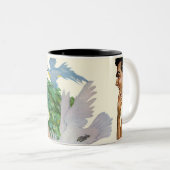 Bann der Inseln Zweifarbige Tasse (VorderseiteRechts)