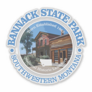 Bannack Staat Park Aufkleber