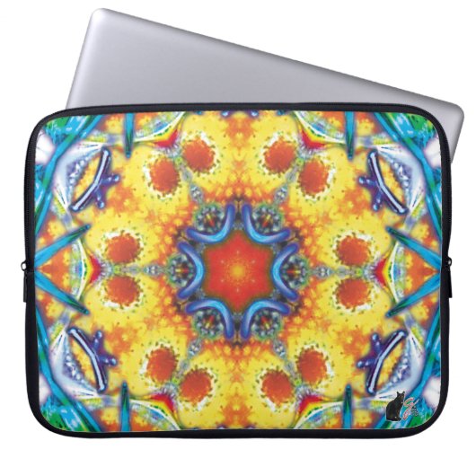 BannaPuddin Kaleidoscope Laptop Sleeve (Vorderseite)