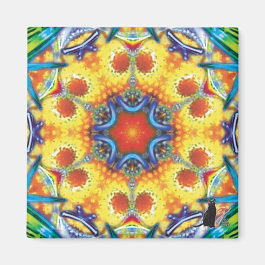 Bannapuddin Kaleidoscope Magnet (Vorne)