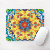 BannaPuddin Kaleidoscope Mouse Pad Mousepad (Mit Mouse)