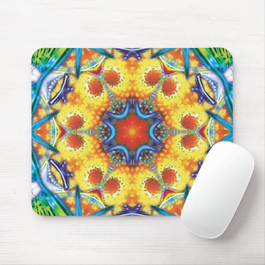 BannaPuddin Kaleidoscope Mouse Pad Mousepad (Mit Mouse)