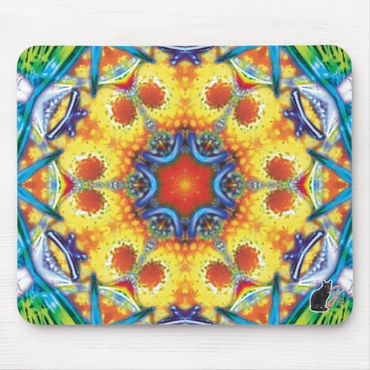 BannaPuddin Kaleidoscope Mouse Pad Mousepad (Vorne)