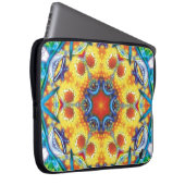 BannaPuddin Kaleidoskop Laptop-Sieb Laptopschutzhülle (Vorne Rechts)