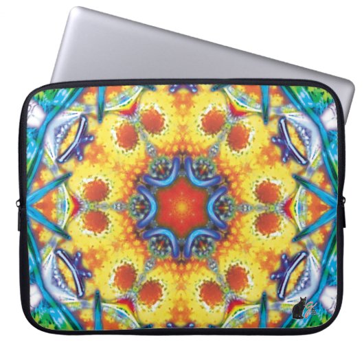 BannaPuddin Kaleidoskop Laptop-Sieb Laptopschutzhülle (Vorderseite)