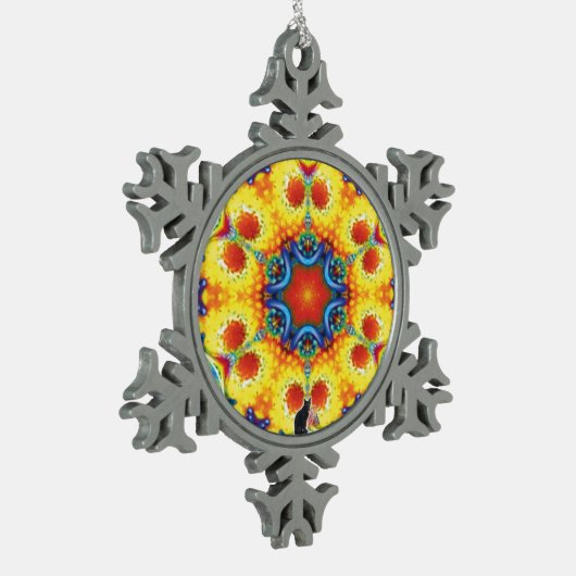 BannaPuddin Kaleidoskop Snowflake Ornament (Links)
