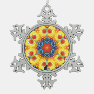BannaPuddin Kaleidoskop Snowflake Ornament