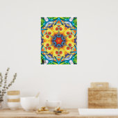 Bannapuddin Kinetic Collage Kaleidoscope Poster (Küche)