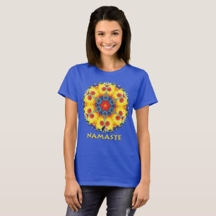 BannaPuddin Namaste Kaleidoscope T-Shirt