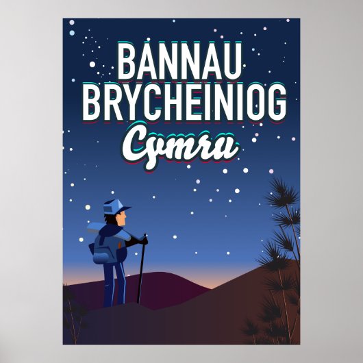 Bannau Brycheiniog Cymru Poster (Vorne)