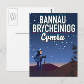 Bannau Brycheiniog Cymru Postkarte (Vorne/Hinten)