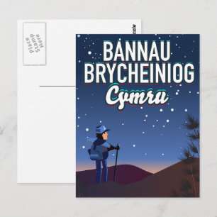 Bannau Brycheiniog Cymru Postkarte