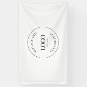 Banne mit benutzerdefiniertem Logo-Hintergrund für Banner (Vertikal)