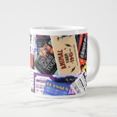 Banned Book Concert Tickets Cute Gift Jumbo-Tasse (Vorderseite Rechts)