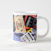 Banned Book Concert Tickets Cute Gift Jumbo-Tasse (Rechts)