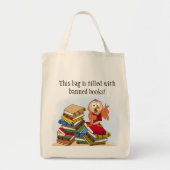 Banned Book Owl-Tasche Tragetasche (Vorne)