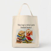Banned Book Owl-Tasche Tragetasche (Vorne)