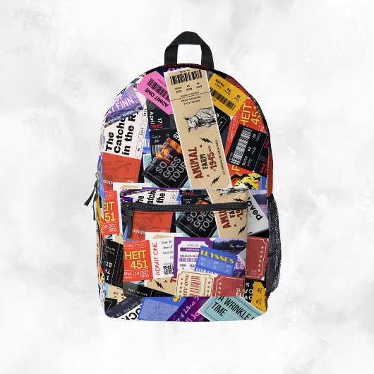 Banned Books Add Name Quiet Rebellion Bedruckter Rucksack
