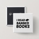 BANNED BOOKS LESEN BUTTON (Vorne & Hinten)