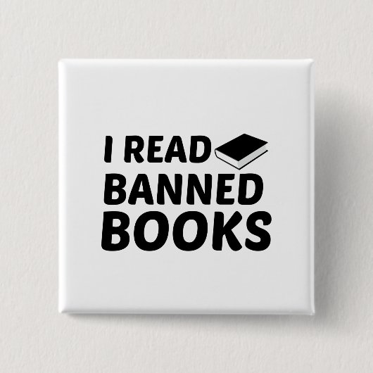 BANNED BOOKS LESEN BUTTON (Vorderseite)