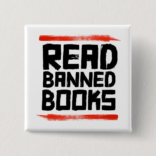 BANNED BOOKS LESEN BUTTON (Vorderseite)