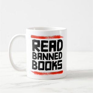 BANNED BOOKS LESEN KAFFEETASSE