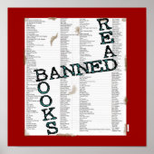 BANNED BOOKS LESEN POSTER (Vorne)