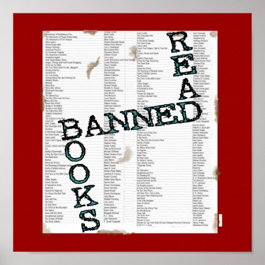 BANNED BOOKS LESEN POSTER (Vorne)